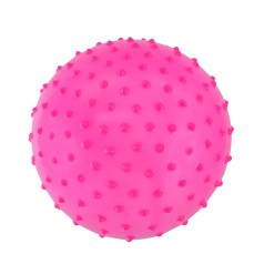 Детский Мячик с шипами MB0113 резиновый 20 см, 68 грамм Розовый