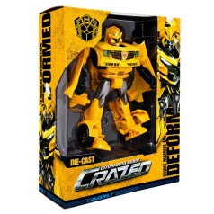 Дитяча іграшка Трансформер W8840(Yellow) пластик, робот 19 см+машина