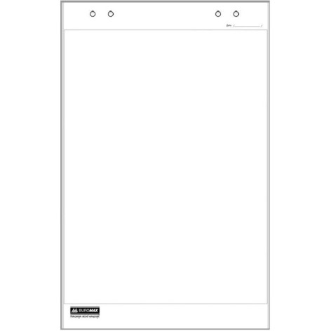 Блок паперу для фліпчартів BM.2294, 64х90 см, нелінований, 10 аркушів