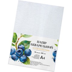 Папір для акварелі А4 772549, 200г/м2, 50 аркушів