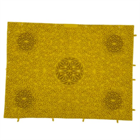 Ортопедичний масажний килимок для стоп MS 4278(Yellow)