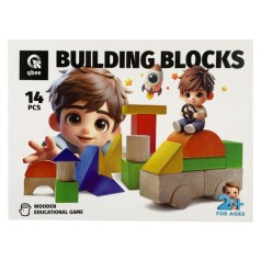 Дитячі дерев'яні будівельні блоки 