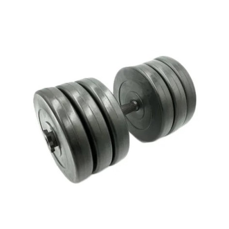 Гантель наборная композитная в пластиковой оболочке Rock pro 30,5 кг NE-PL-G-030