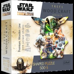 Пазли фігурні з дерева - (500 + 5 елм.) - 