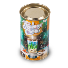 Гелева свічка своїми руками GS-01 в тубусі  Сяйво океану