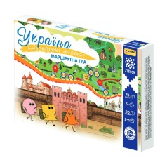 УЦІНКА! Настільна гра "Нескорені міста України" ZIRKA 149365-UC бродилка