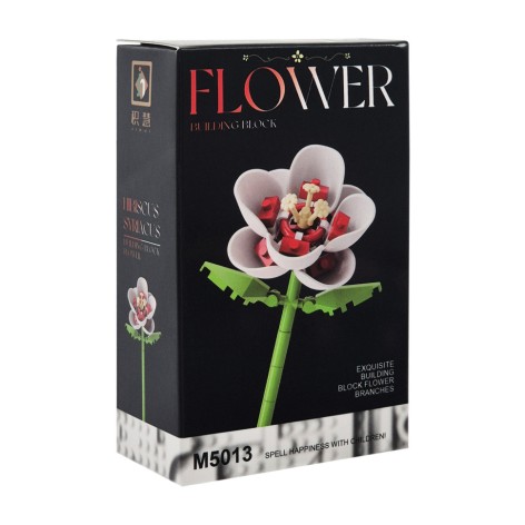Конструктор дитячий Flower M5026-13 елементи для створення стебла та пелюсток