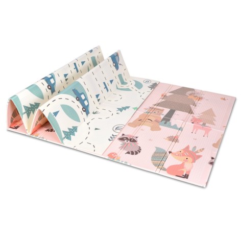 Детский термоковрик "Животные-Дорога" ME 1156-3 двусторонний 180 х 150 х 1 см