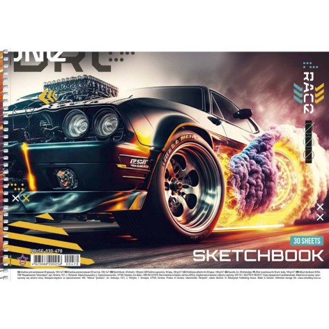 Альбом для рисования PB-SC-030-470-2 спираль 30 листов