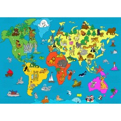 Величезна розмальовка "Я пізнаю світ" 130003, 58х81 см