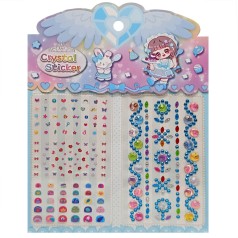 Наклейка камни XY-008-1(Blue) для авто, ноутбуков, телефонов