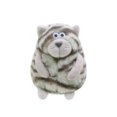 Дитяча м'яка іграшка "Кумедний кіт" C6303(Grey) розмір 13 см