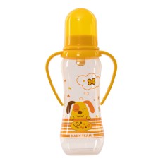 Бутылочка для кормления с латексной соской 1311 помаранчева 250 мл