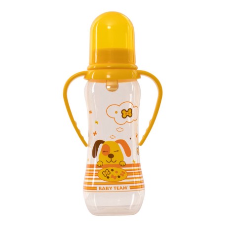 Бутылочка для кормления с латексной соской 1311 помаранчева 250 мл
