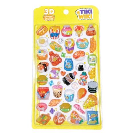 Набір 3D-наліпок "Тікі смаколики" Tiki Wiki 51368 серії Crystal