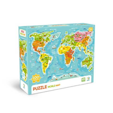 Пазли класичні "Карта світу" 300704, 100 елементів