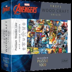 Пазли фігурні з дерева - (1000 елм.) - 