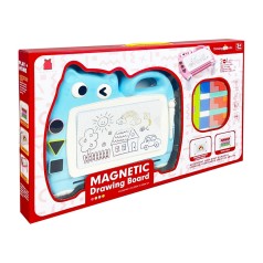 Магнітна дошка для малювання "Котик" 2 в 1 QY228(Turquoise) тетріс, пазли