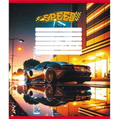 Зошит учнівський "Нічні вогні" 012-520156L-4 в лінію, 12 аркушів 