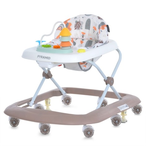 Дитячі ходунки Pyramid ME 1217 Mocha, музика, світло