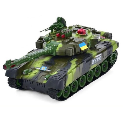 Танк на радиоуправлении М 5523 звук, свет, подвижная кабина Вид 2