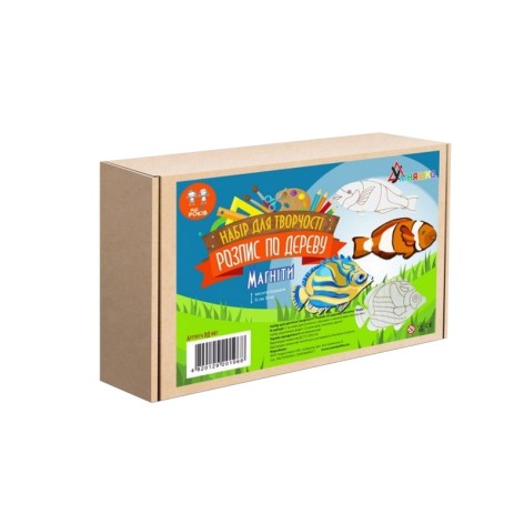 Набор детского творчества Роспись по дереву «Магниты-рыбы» РД-007