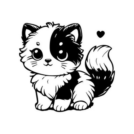 Картина-трафарет для розфарбовування піском 