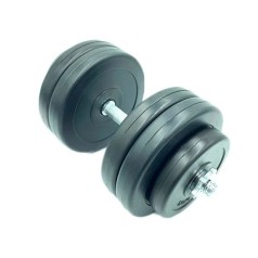 Гантель наборная композитная в пластиковой оболочке Rock Pro-R 14,5 кг NE-PL-R-014