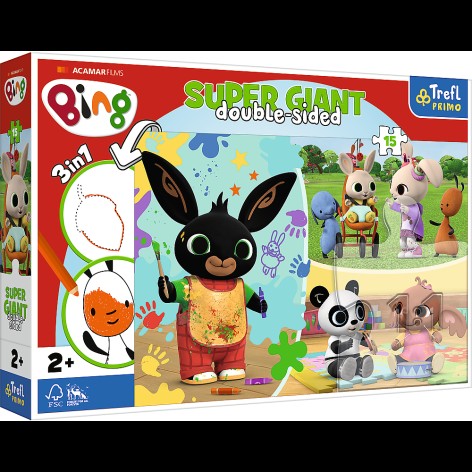 Пазли + розмальовка - (15 елм.SUPER GIANT) - 