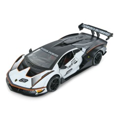 Дитяча інерційна машинка AP-2036(White) двері відчиняються, світло та звук, 1:24, 23 см