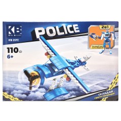Детский конструктор Полицейская серия Police KB 217E 2 в 1, 110 деталей