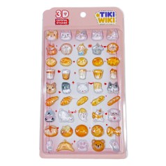 Набір 3D-наліпок "Тики затишок" Tiki Wiki 51422 серії Crystal