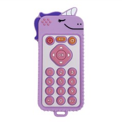 Силіконовий прорізувач пульт "Єдиноріг" MGZ-0425(Pink)