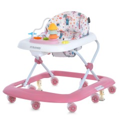 Дитячі ходунки Pyramid ME 1217 Pink, музика, світло