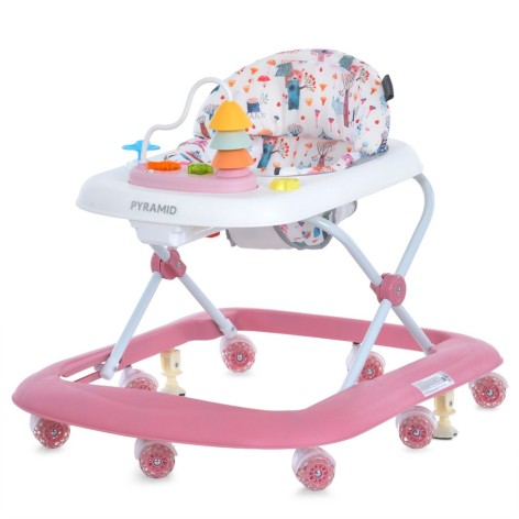 Дитячі ходунки Pyramid ME 1217 Pink, музика, світло