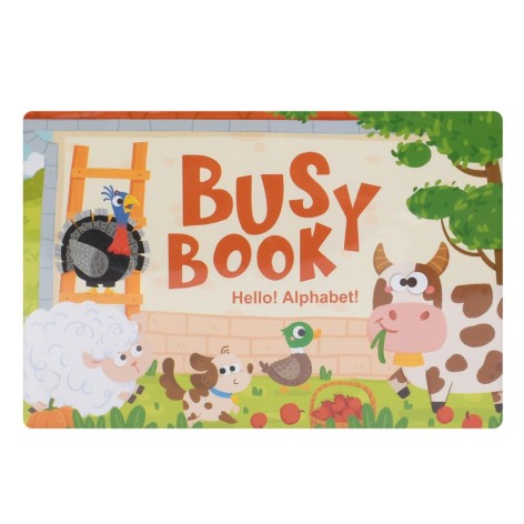 М'яка розвиваюча іграшка-книжечка "Busybook" 557-581-583-3