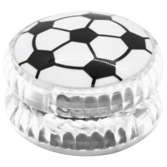 Дитяча іграшка Йо-йо "Футбольний м'яч" М 5641(White) 5,5 см, світло