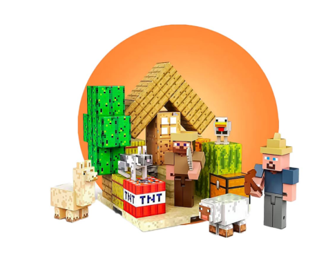 Дитячий магнітний конструктор "Майнкрафт" T9936, 73 деталі