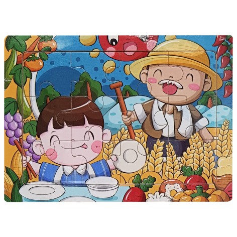 Дитячий дерев'яний пазл-вкладиш 