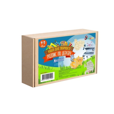 Набор детского творчества Роспись по дереву «Магниты-веселые коты» РД-011