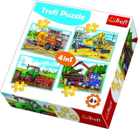  Пазли - (4в1) - 