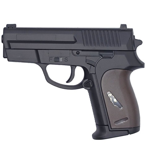 Детский пистолет P618 с пульками, черный