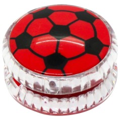 Дитяча іграшка Йо-йо "Футбольний м'яч" М 5641(Red) 5,5 см, світло