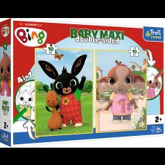 Пазли + розмальовка - (10 + 10 елм.BABY MAXI) - 