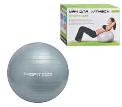 Мяч для фитнеса M 0277, 75 см Серый