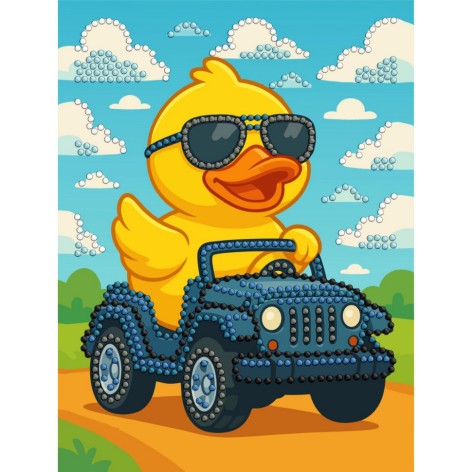 Алмазна мозаїка з частковою викладкою 