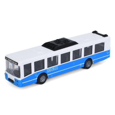Іграшковий інерційний Автобус 6334(Blue) гумові колеса, 16 см