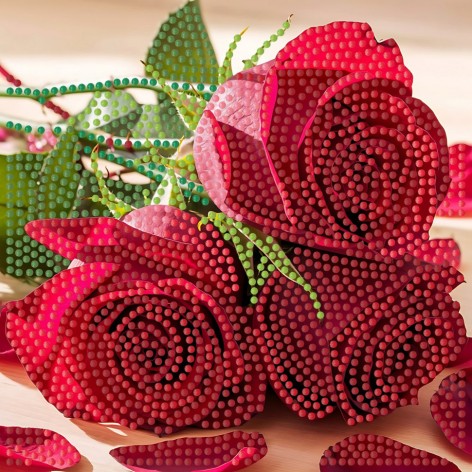 Алмазна мозаїка "Троянди" ZAV1818-16, 18х18 см