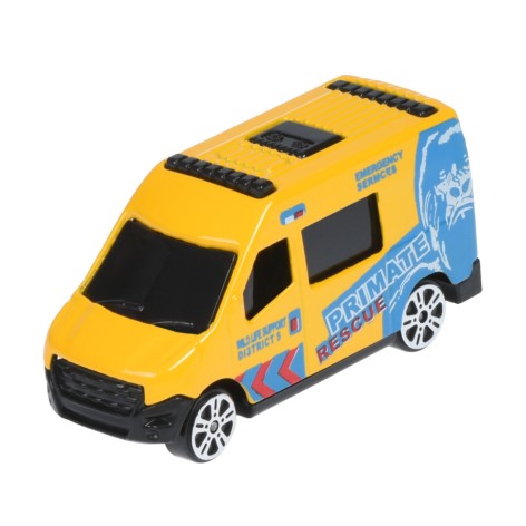 Модель транспорта АвтоПром 7632 масштаб 1:64, металлическая Primate Rescue