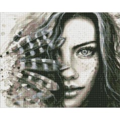 УЦІНКА! Алмазна мозаїка "Виразний погляд" AMO7435-UC 40х50 см